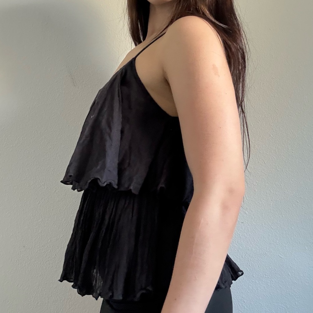 Mes Demoiselles Elegant Black Sleeveless Top - Picture 9 of 13